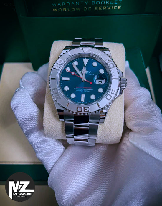Yatch-master 42 mm Acciao Blu