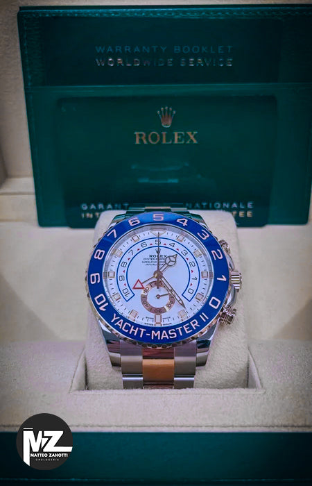 Yatch-master 44 mm Acciaio Oro Rosè