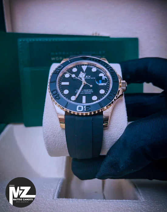 Yatch-master 42 mm Gomma Oro Giallo