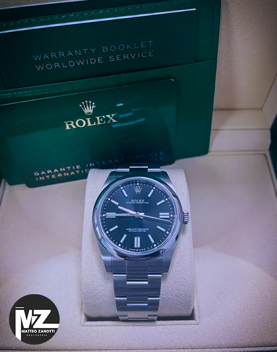 Oyster Perpetual 41 mm Nero