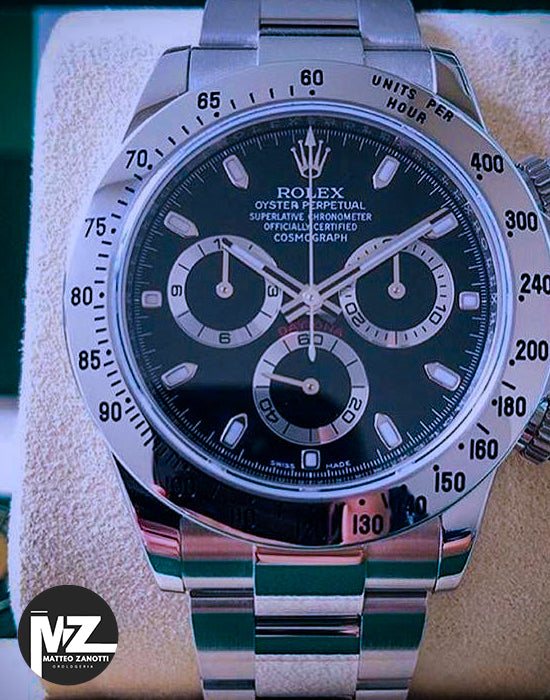Daytona 40mm Acciaio Nero