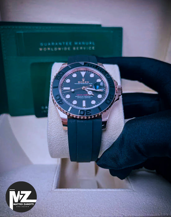 Yatch-Master 42mm Gomma Oro Rosè