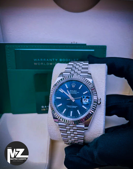 Datejust 41 mm Blu Jubilee