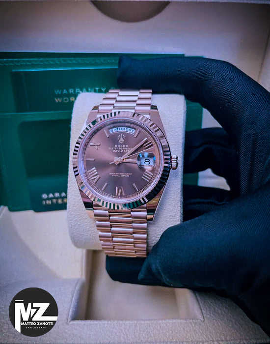 Daydate 40 mm Oro Rosè