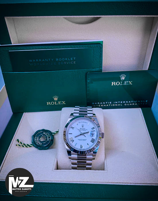 Daydate 40 mm Bianco