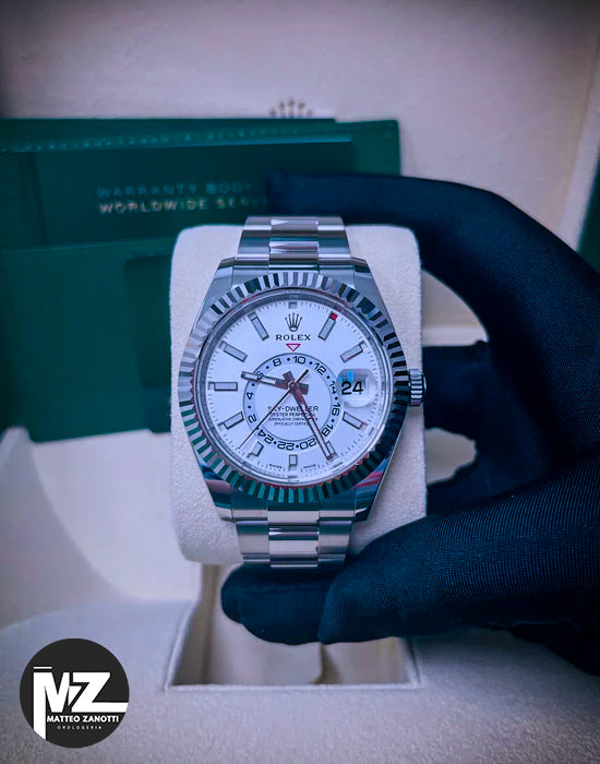 Sky-dweller 42 mm Bianco Oyster